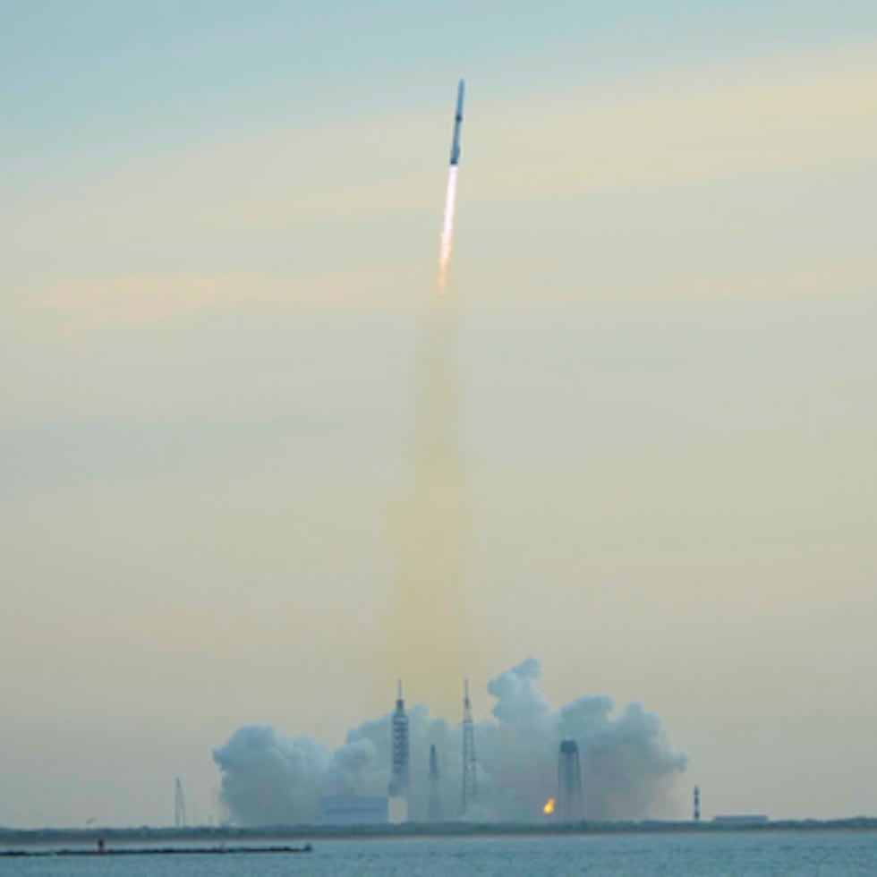 El cohete despegó el domingo de la Estación Espacial de Cabo Cañaveral.