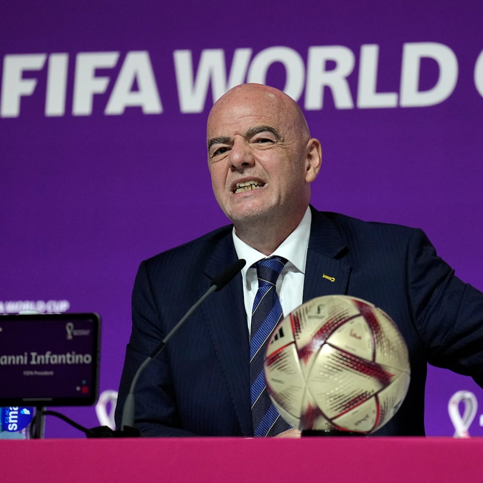 El presidente de la FIFA Gianni Infantino.