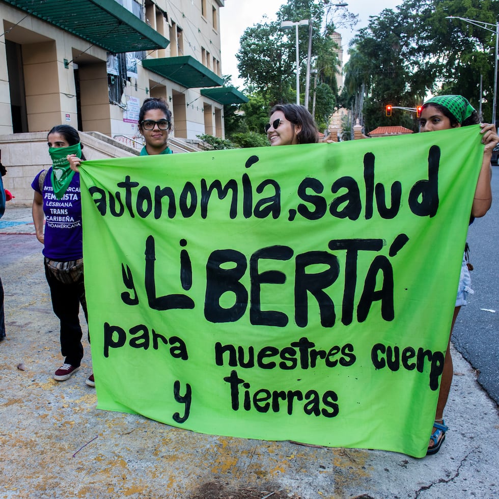 San Juan, Puerto Rico, Septiembre 28, 2023 - PRHOY - La coalición de Aborto Libre realizó una actividad frente la antigua residencia Torre Norte en la Avenida Universidad, en Río Piedras en el Día Mundial del Aborto Libre.
FOTO POR: josian.bruno@gfrmedia.com
Josian Bruno / GFR Media