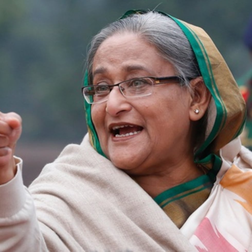 Sheikh Hasina.