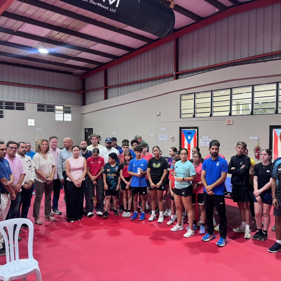 La Federación Puertorriqueña de Tenis de Mesa inauguró el pabellón de ese deporte en el Albergue Olímpico, en Salinas.