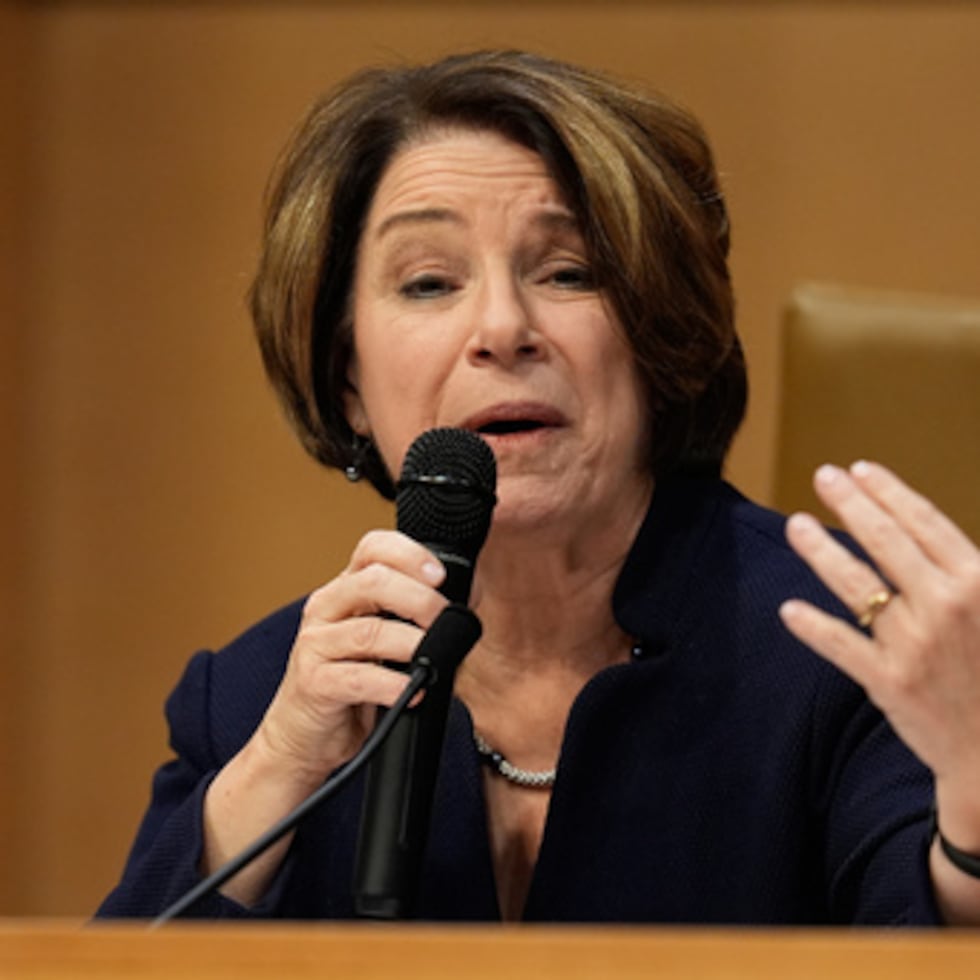 La senadora demócrata por Minnesota, Amy Klobuchar.