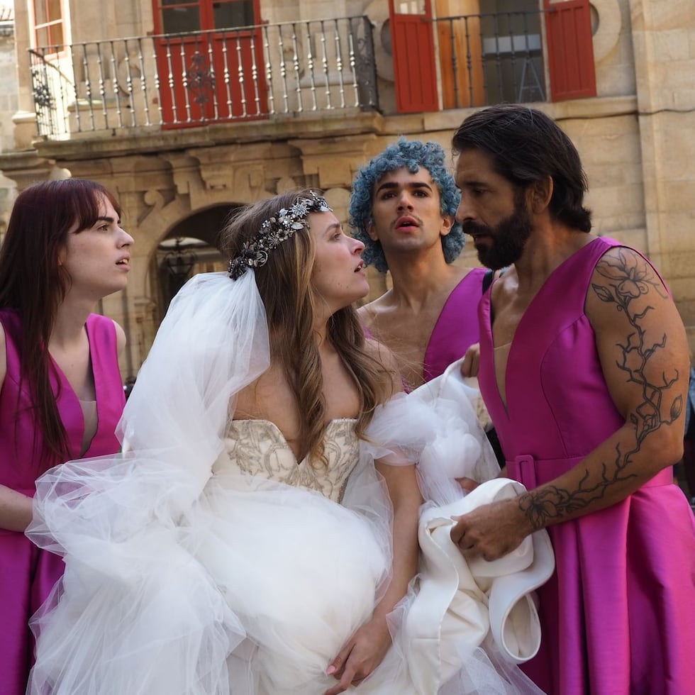 Noelia Roel en una escena de "Vestida de blanco".