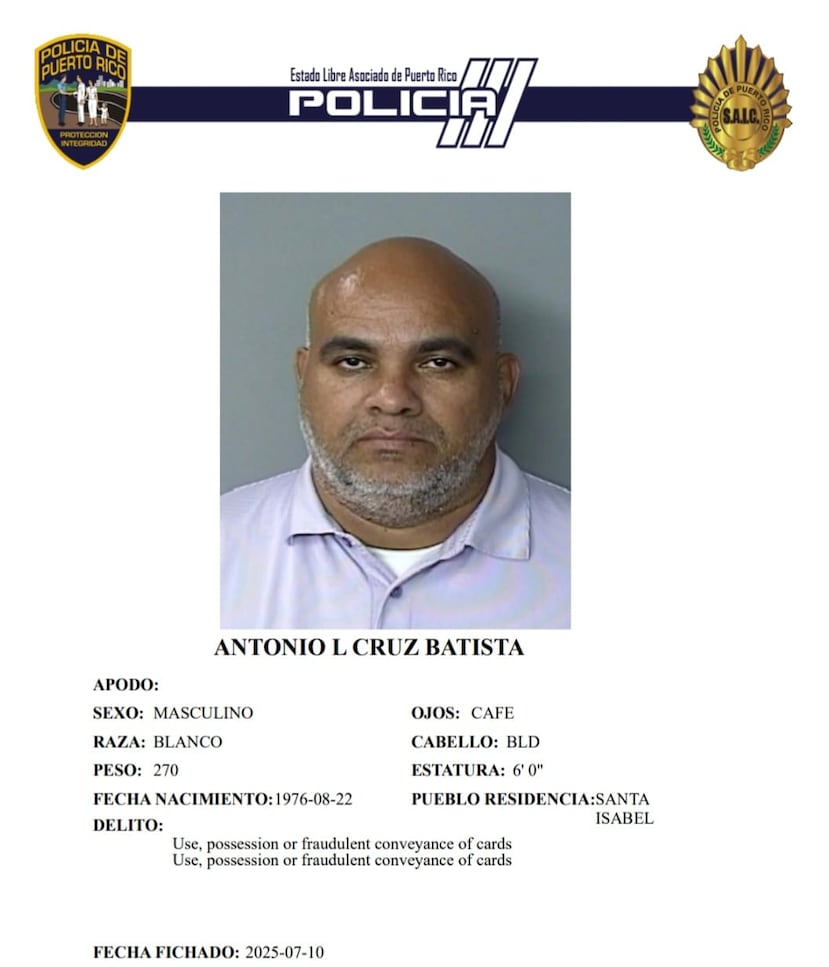 Antonio L. Cruz Batista, enfrenta dos cargos por fraude en ejecución de obras de construcción.