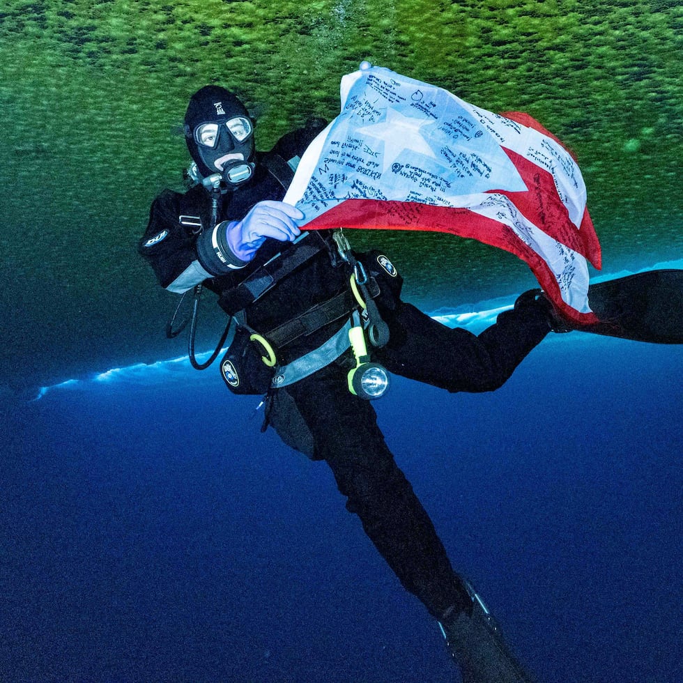 The 26-year-old has been in Antarctica since October as part of her doctoral project.