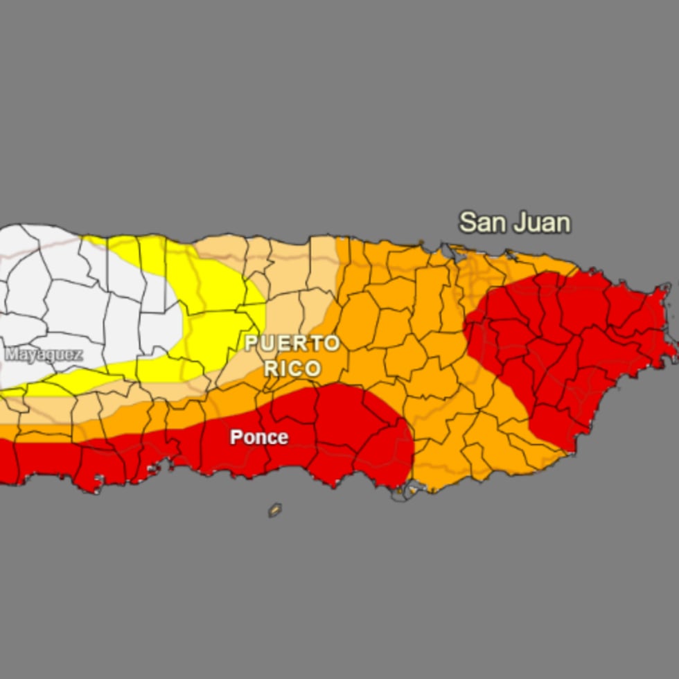Por otro lado, la sequía severa o D2 disminuyó 7.36 puntos porcentuales, al pasar de 36.91% del territorio la semana pasada a 29.55%.