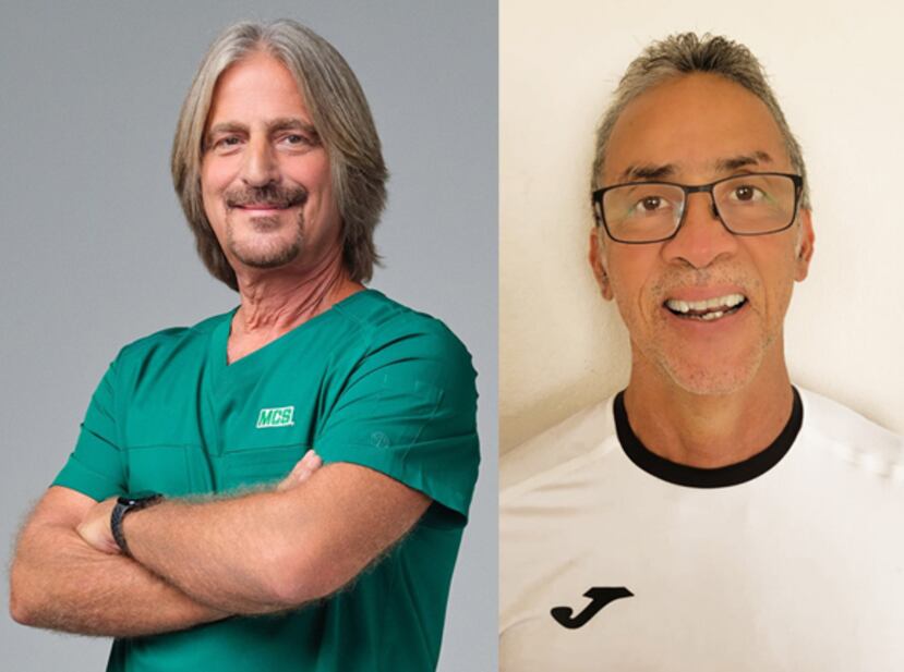A la izquierda, el doctor José Álvarez-Romagosa, ginecólogo obstetra, miembro de los Latin Doctors y colaborador de MCS. A la derecha, Freddy Rodríguez, “coach” de fondismo y colaborador de MCS.
