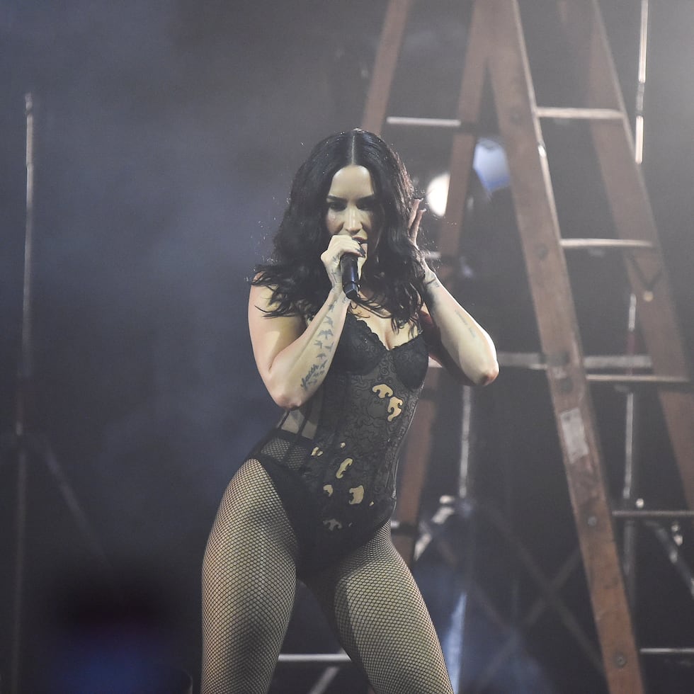 Demi Lovato presenta su espectáculo "One Night Only" el domingo 26 de octubre de 2025 en el Hollywood Palladium de Los Ángeles.