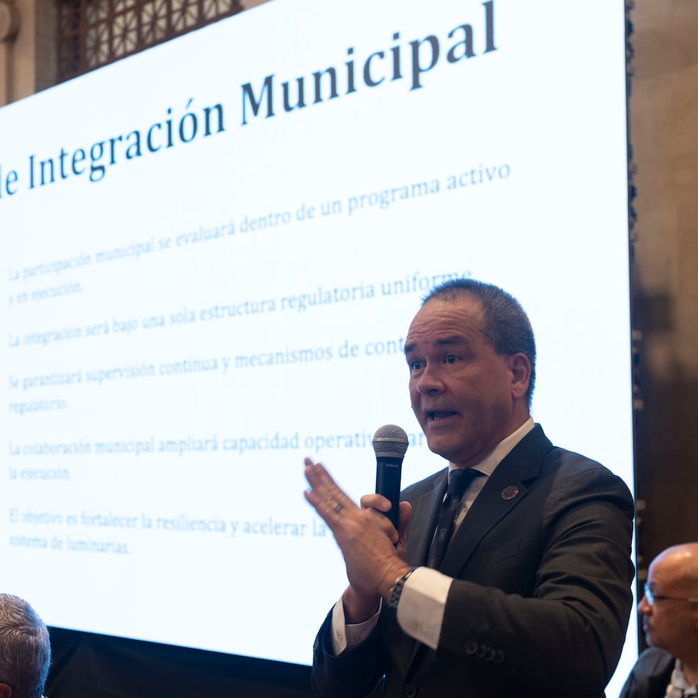 Alcaldes, legisladores y el presidente del Negociado de Energía, Edison Avilés (foto), intervinieron en el foro organizado por la Cámara de Representantes.