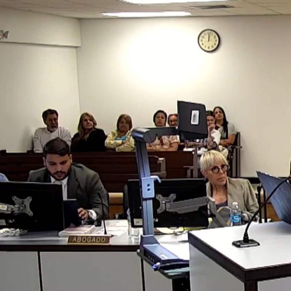 Una imagen de archivo del octavo día del juicio contra Elvia Cabrera Rivera en el Tribunal de Aibonito.