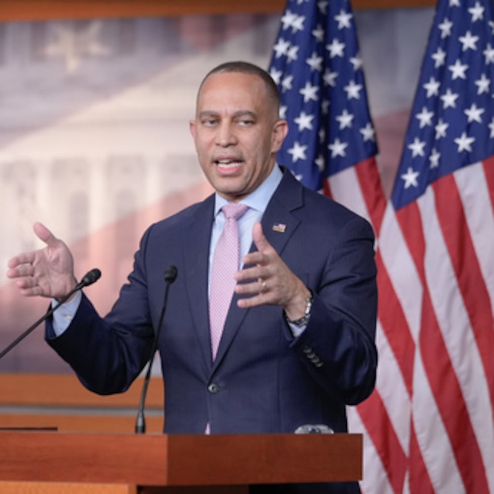 Hakeem Jeffries es el líder de la minoría demócrata cameral.