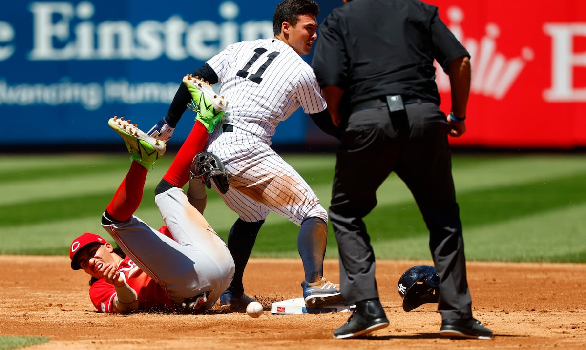 Edwin Arroyo logra primer juego de múltiples hits en Grandes Ligas en paliza de Reds a Yankees