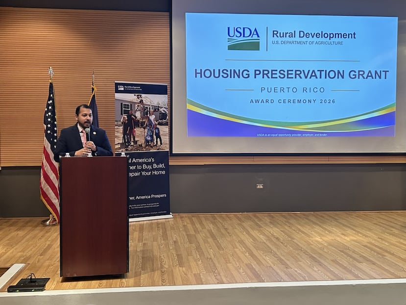 Nelson Albino, director estatal de USDA Rural Development en Puerto Rico, durante los actos celebrados el miércoles en la Fundación Sila María Calderón.