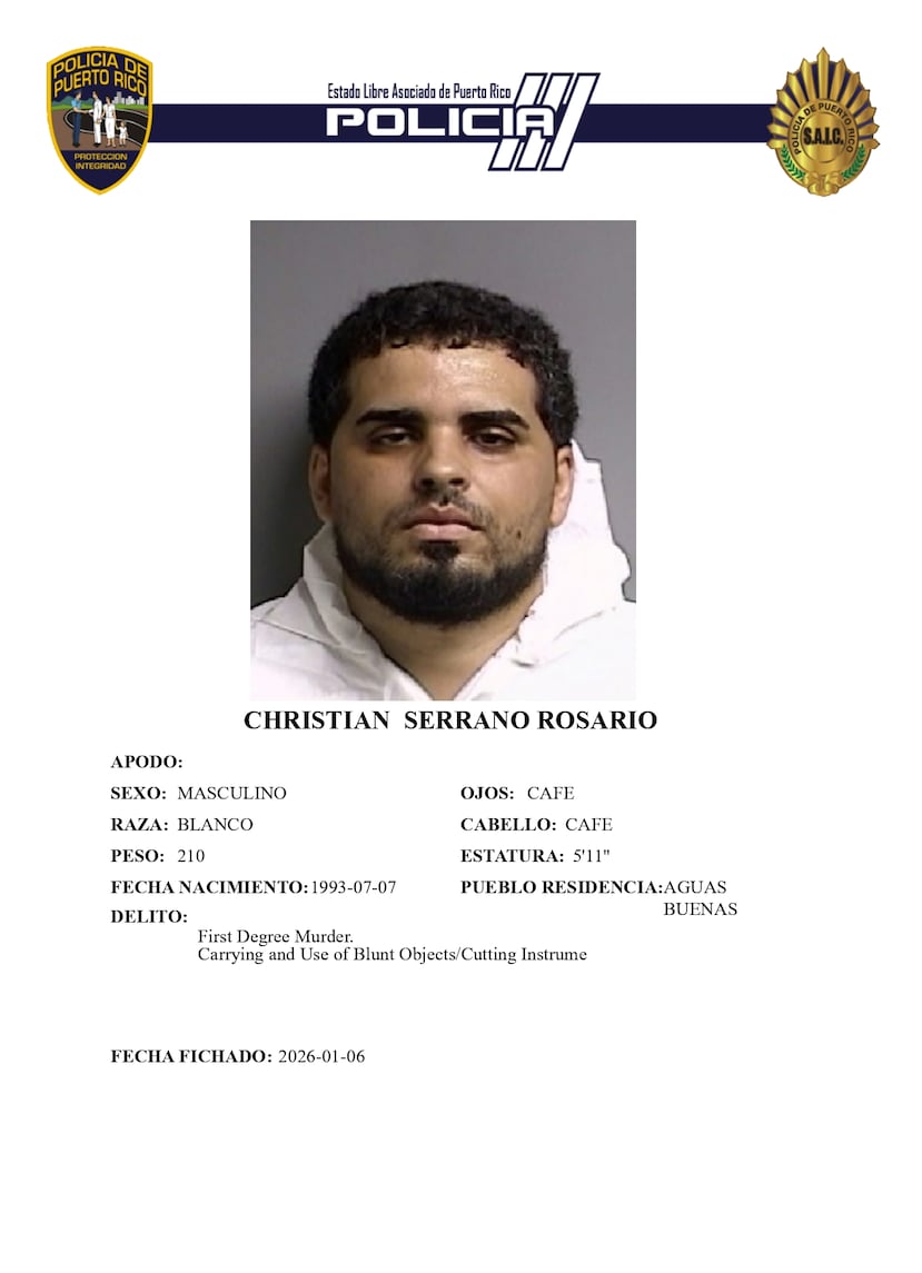 Christian Serrano Rosario es acusado por el asesinato de su hijo menor de cinco años.