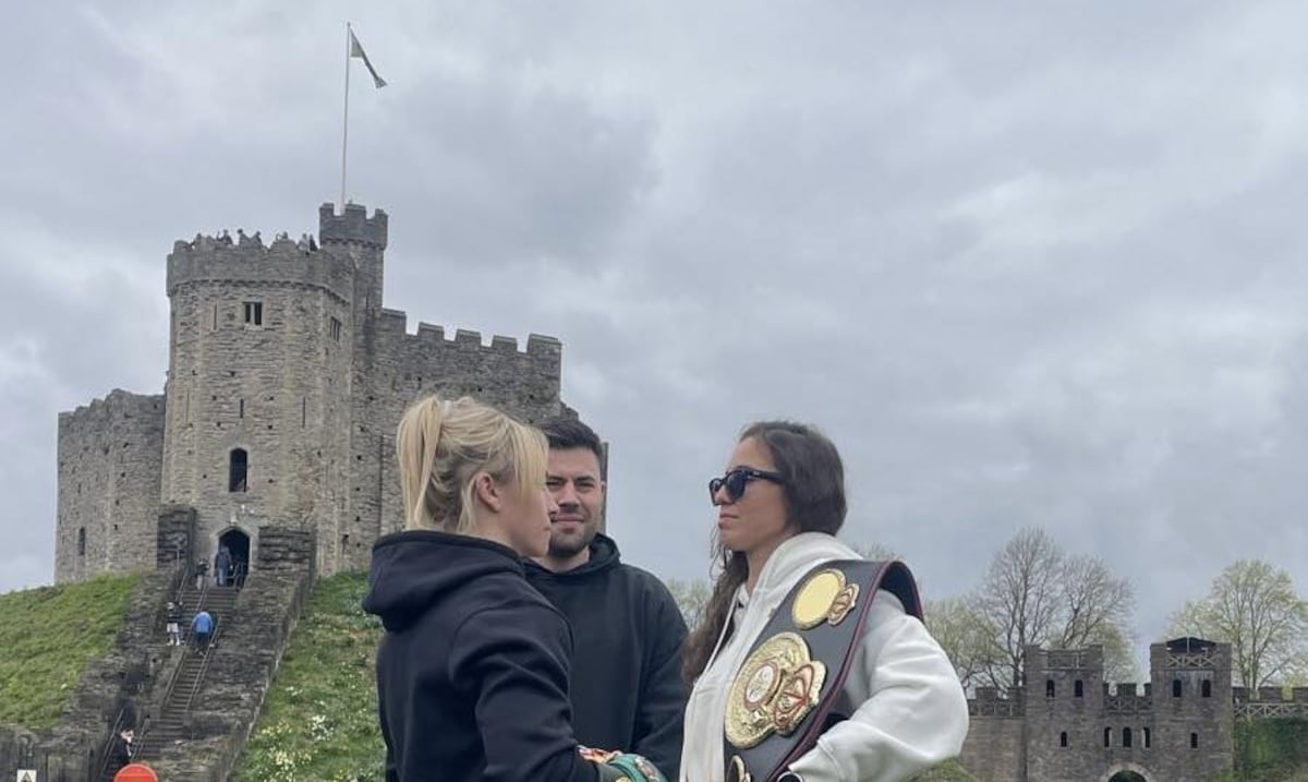 Stephanie Piñeiro y Lauren Price cumplen con el cara a cara en Cardiff
