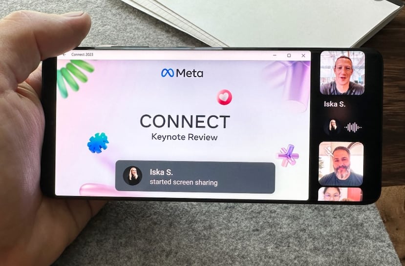 Demostración de la nueva funcionalidad que hizo Mark Zuckerberg.