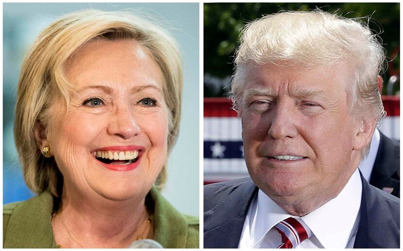 La encuesta publicada hoy por el Centro de Investigaciones Pew incluye a Hillary Clinton, Donald Trump, Gary Johnson y Jill Stein. (The Associated Press)