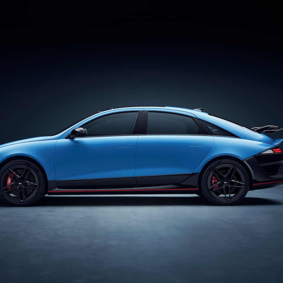 El Hyundai Ioniq 6 N ofrece hasta 641 caballos de fuerza.