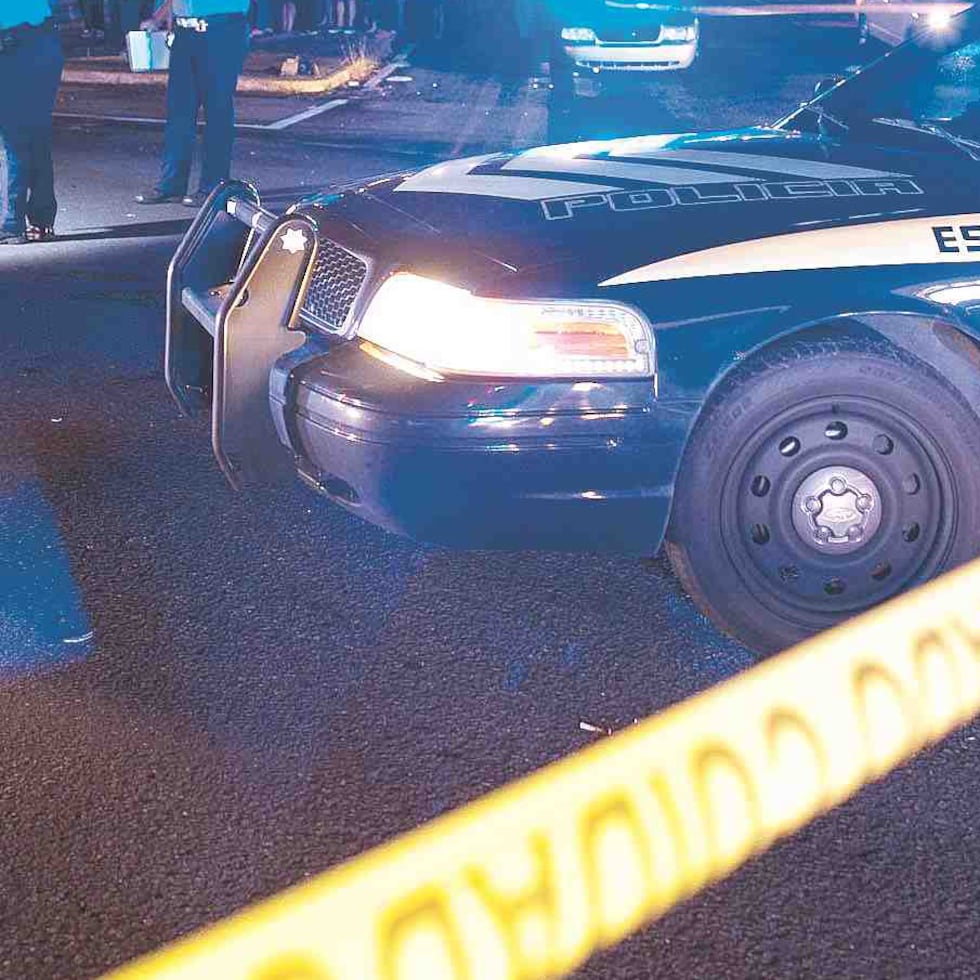 Una foto de archivo de un accidente de tránsito de la Policía.