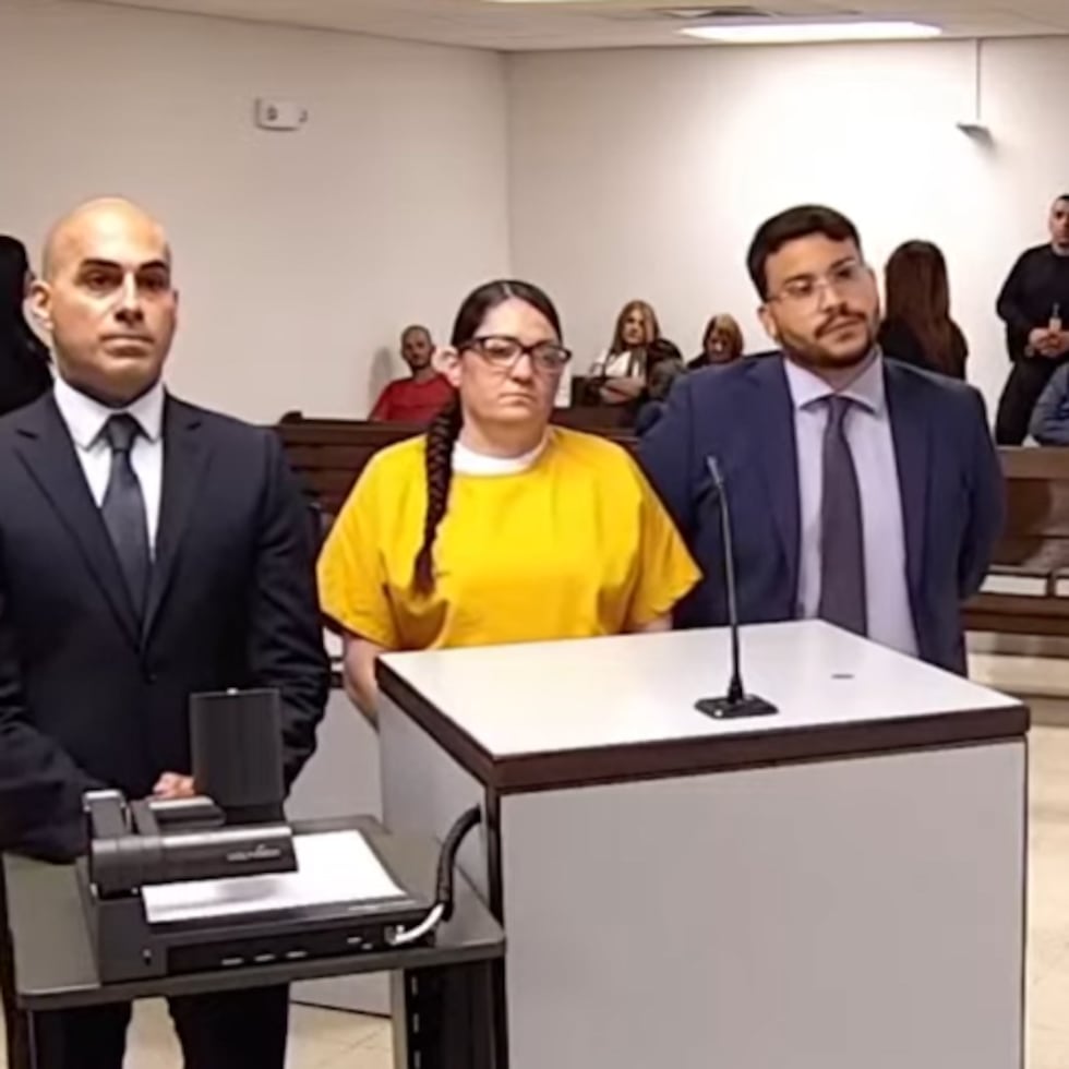 El momento en que Elvia Cabrera fue sentenciada a 102 años de prisión.