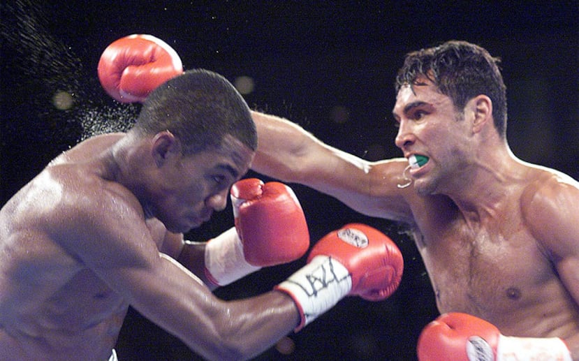 El 18 de septiembre de 1999, Félix ‘Tito’ Trinidad derrotó por decisión mayoritaria a Oscar de la Hoya en un choque unificatorio del peso wélter. (Archivo / El Nuevo Día)