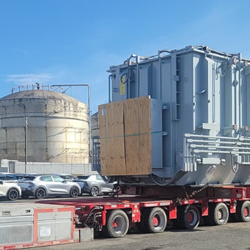 El transformador, de unas 500,000 libras, se instalará en la subestación de Sabana Llana, en Carolina, uno de los puntos clave del sistema de transmisión.