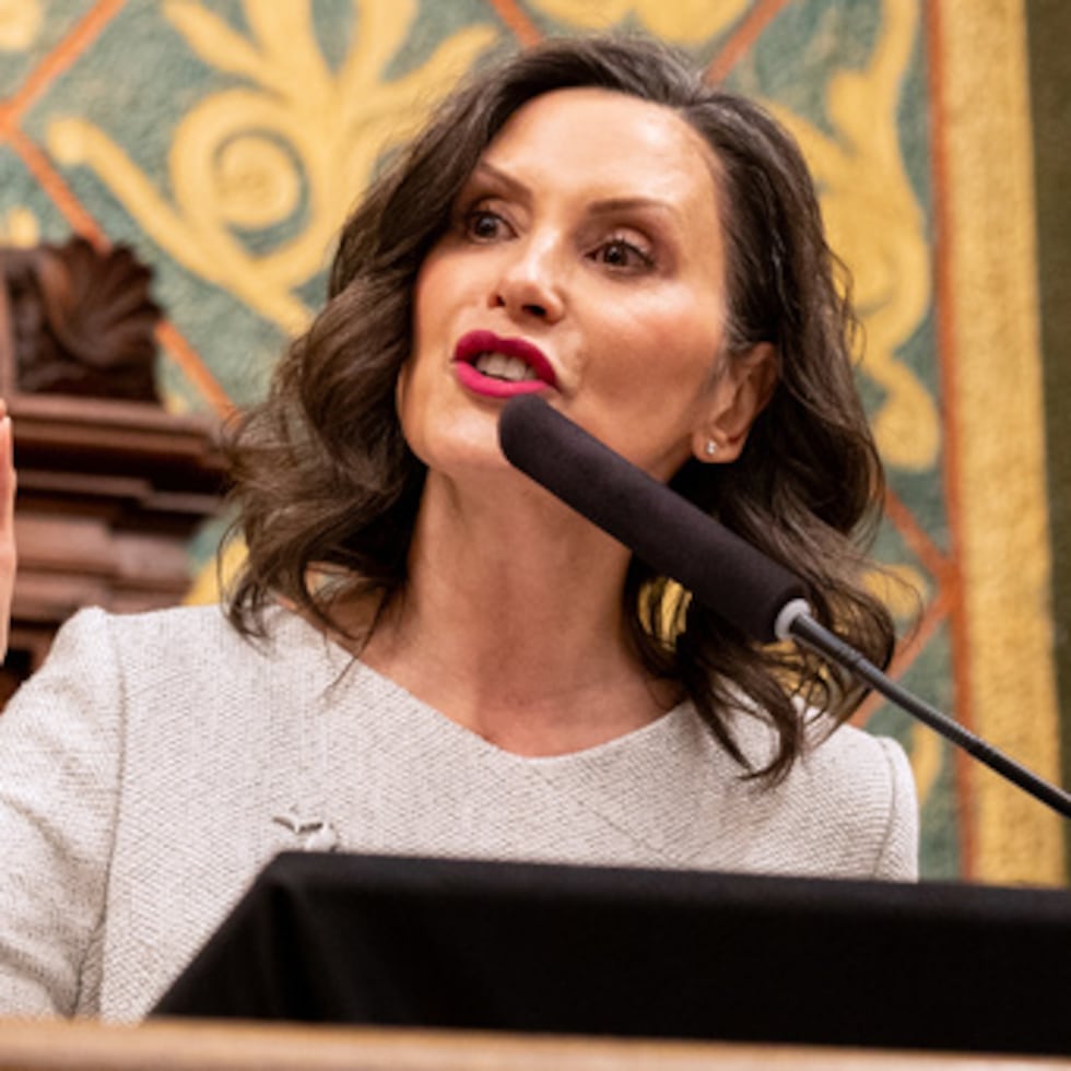 La gobernadora de Míchigan, Gretchen Whitmer.