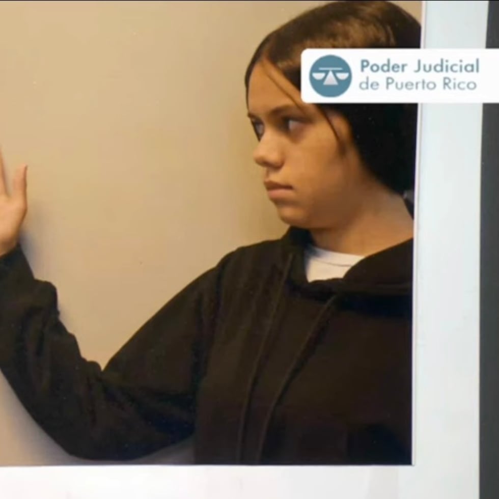 Imagen admitida como evidencia en el juicio contra Elvia Cabrera Rivera. En la misma se observa a Anthonieska Avilés Cabrera.