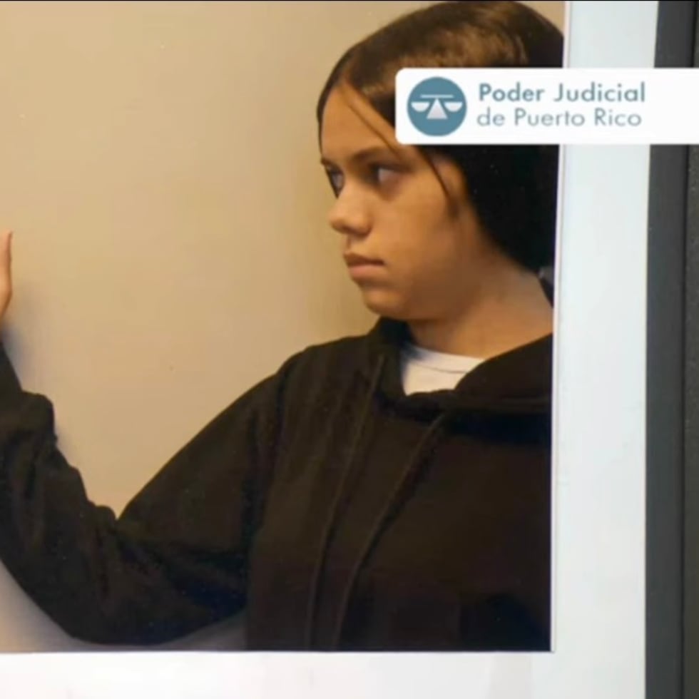 Imagen admitida como evidencia en el juicio contra Elvia Cabrera Rivera. En la misma se observa a Anthonieska Avilés Cabrera.