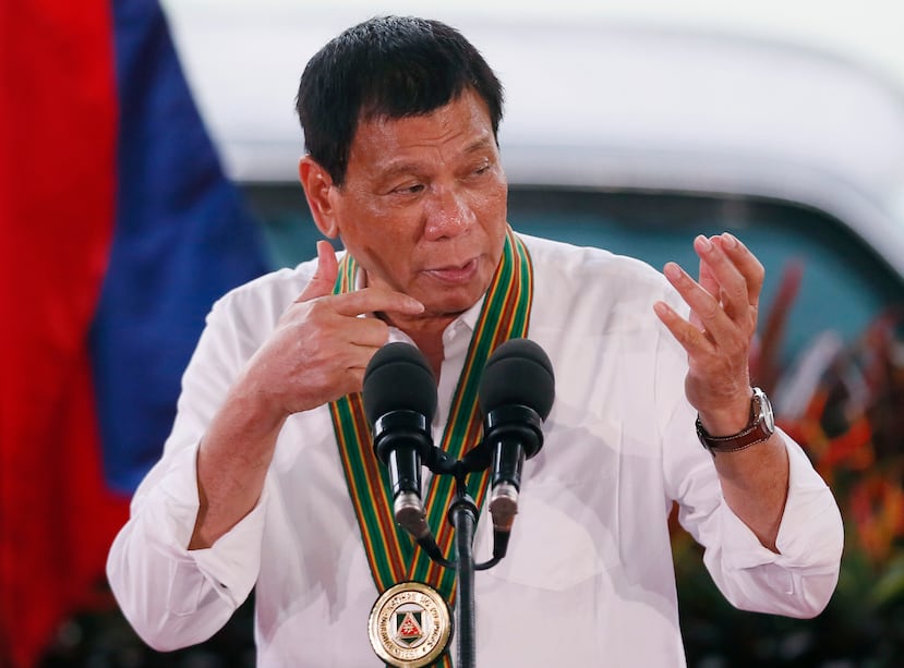 Rodrigo Duterte, presidente de Filipinas.