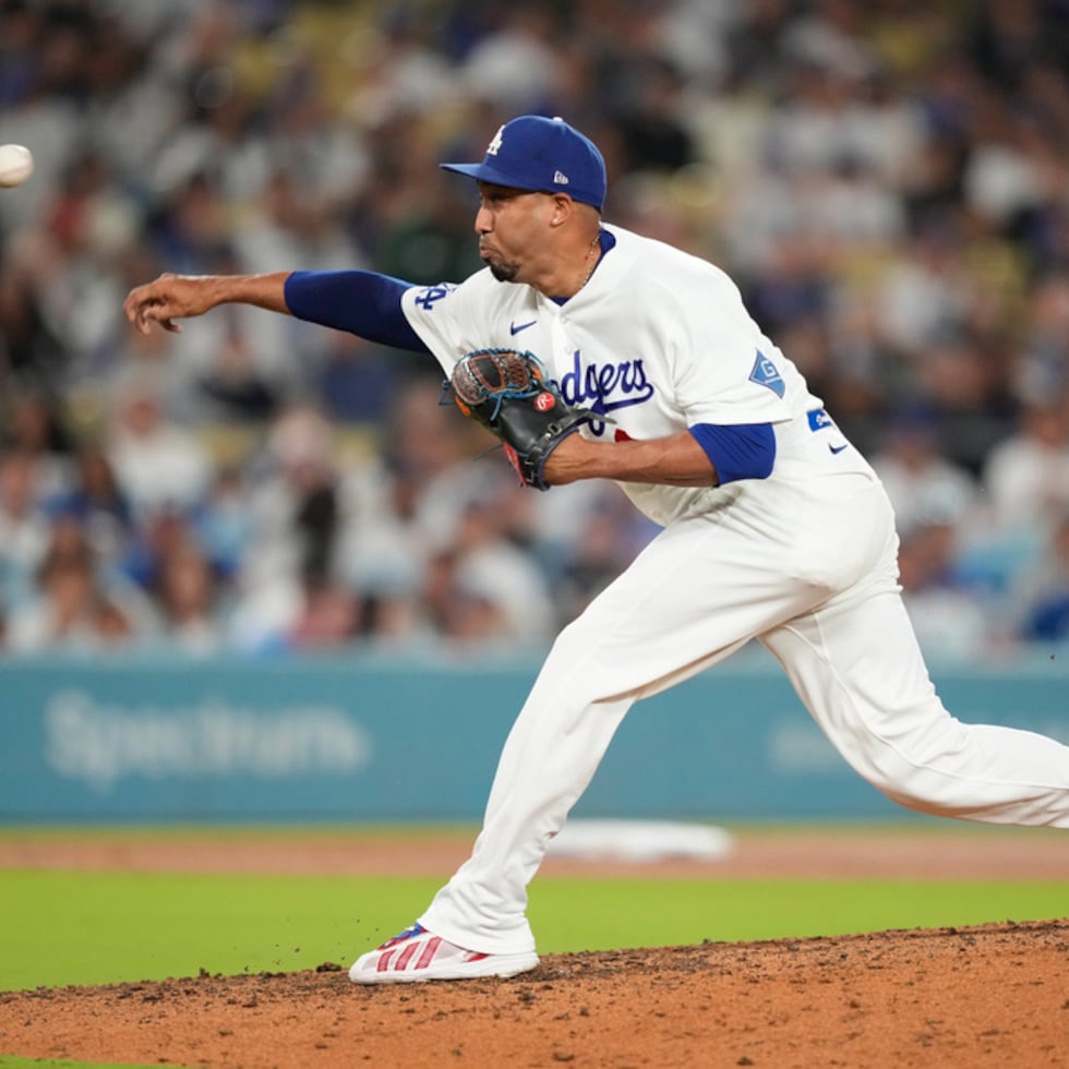 Edwin "Sugar" Díaz forma parte de los Dodgers de Los Ángeles, uno de los equipos clasificados a la postemporada.