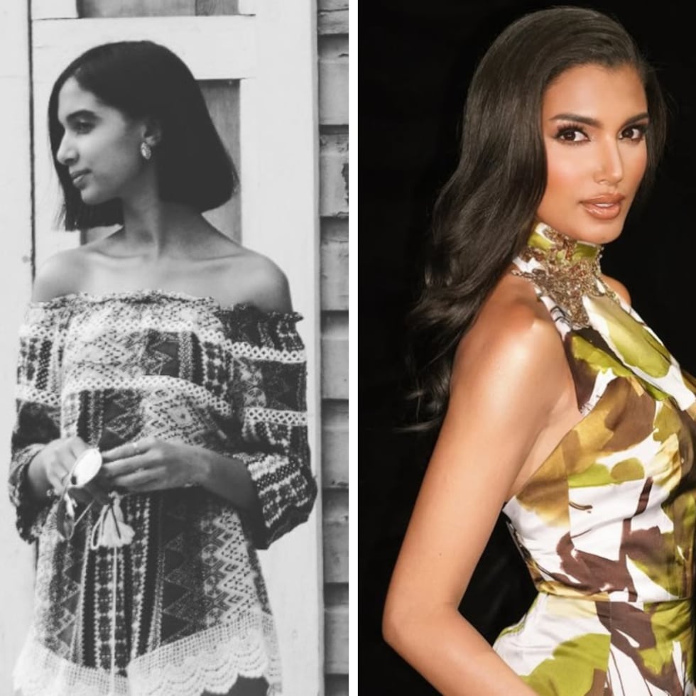 Celinee Santos tuvo su primera oportunidad en la pasarela a los 12 años.