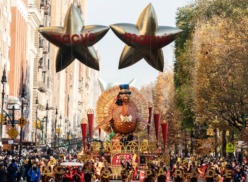 Como todos los años, la carroza del pavo Tom liderará el Desfile del Día de Acción de Gracias de Macy's.