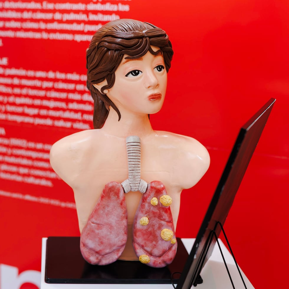 “Espejo de Aliento” fue creada por el escultor puertorriqueño Ángel Galarza.