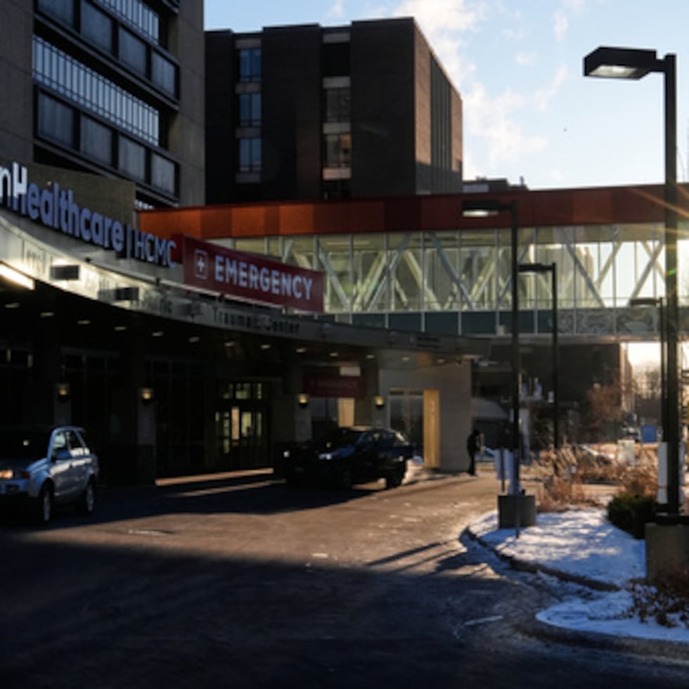 El departamento de urgencias del Centro Médico del Condado de Hennepin.