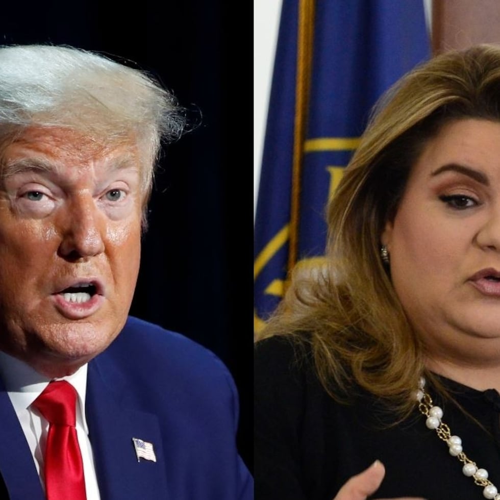 President Donald Trump and Governor Jenniffer González.