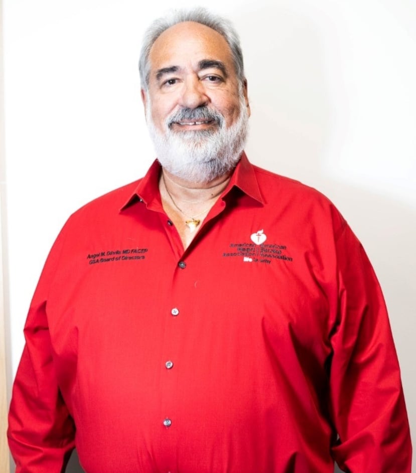 Doctor Ángel Dávila Franco, presidente del Comité de Equidad en Salud de la Asociación Americana del Corazón, y director médico del Hospicio San Lucas.