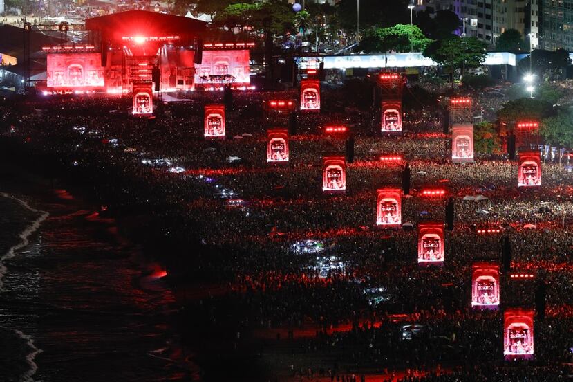 Lady Gaga en Brasil.