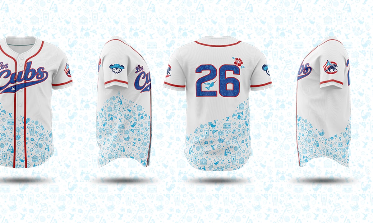 Diseñador cagüeño crea el "jersey" de los Cubs para el Día de la Herencia Puertorriqueña