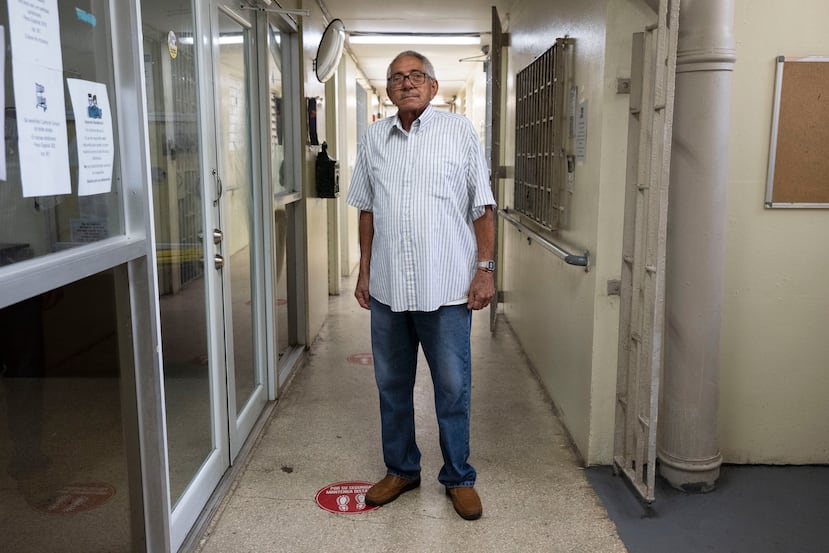 Norberto García, presidente del Consejo de Residentes del complejo Leopoldo Figueroa.