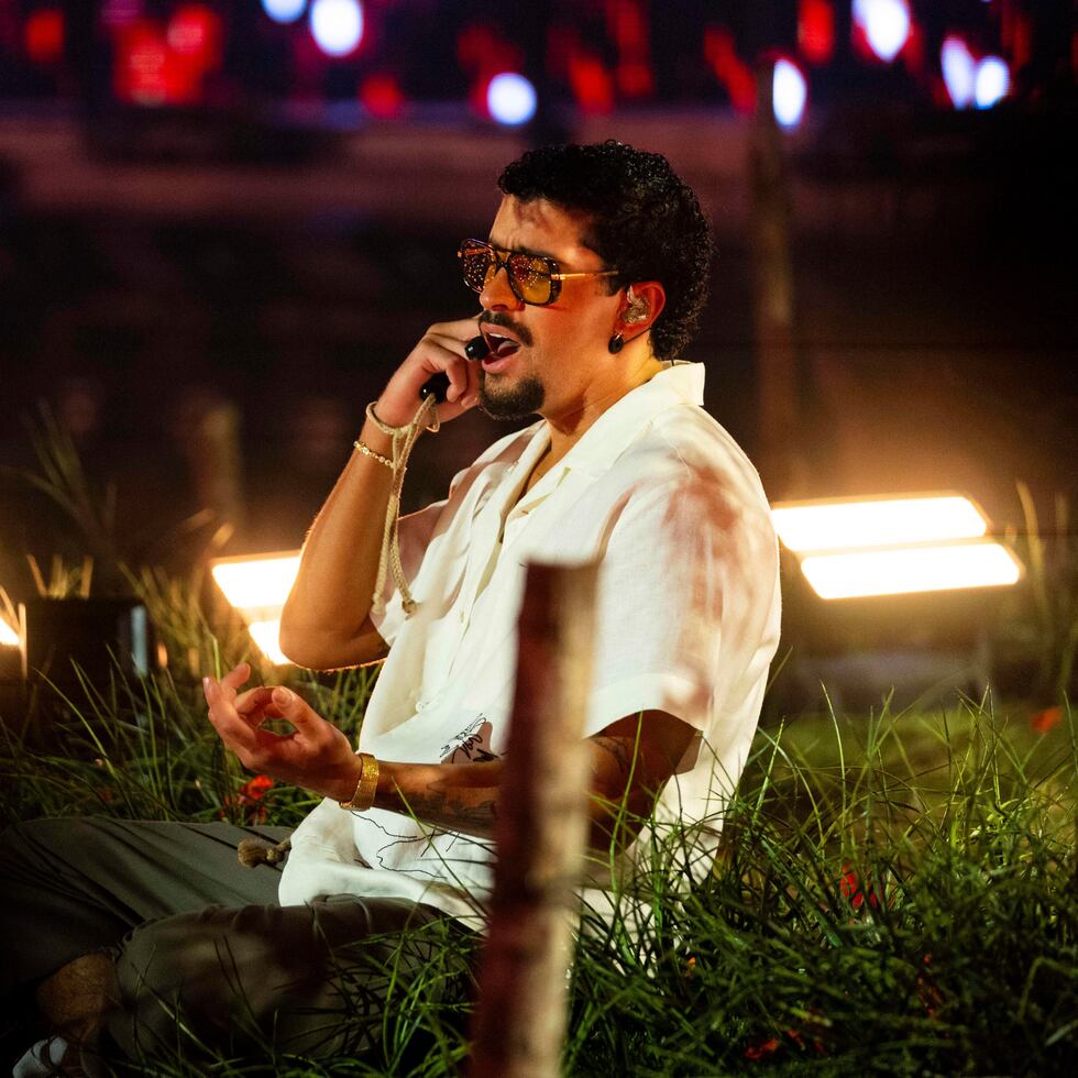 Bad Bunny at the 22nd performance of the residency concerts.