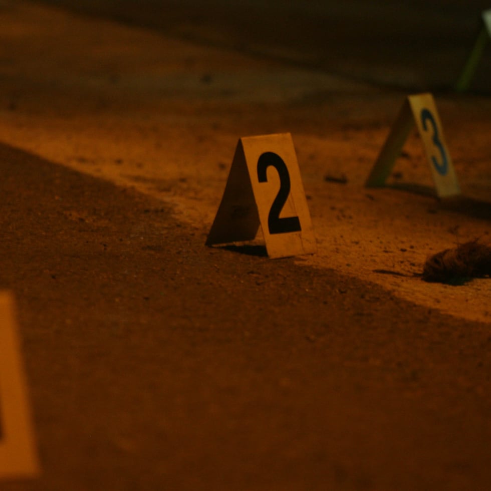 Investigación de una escena del crimen.