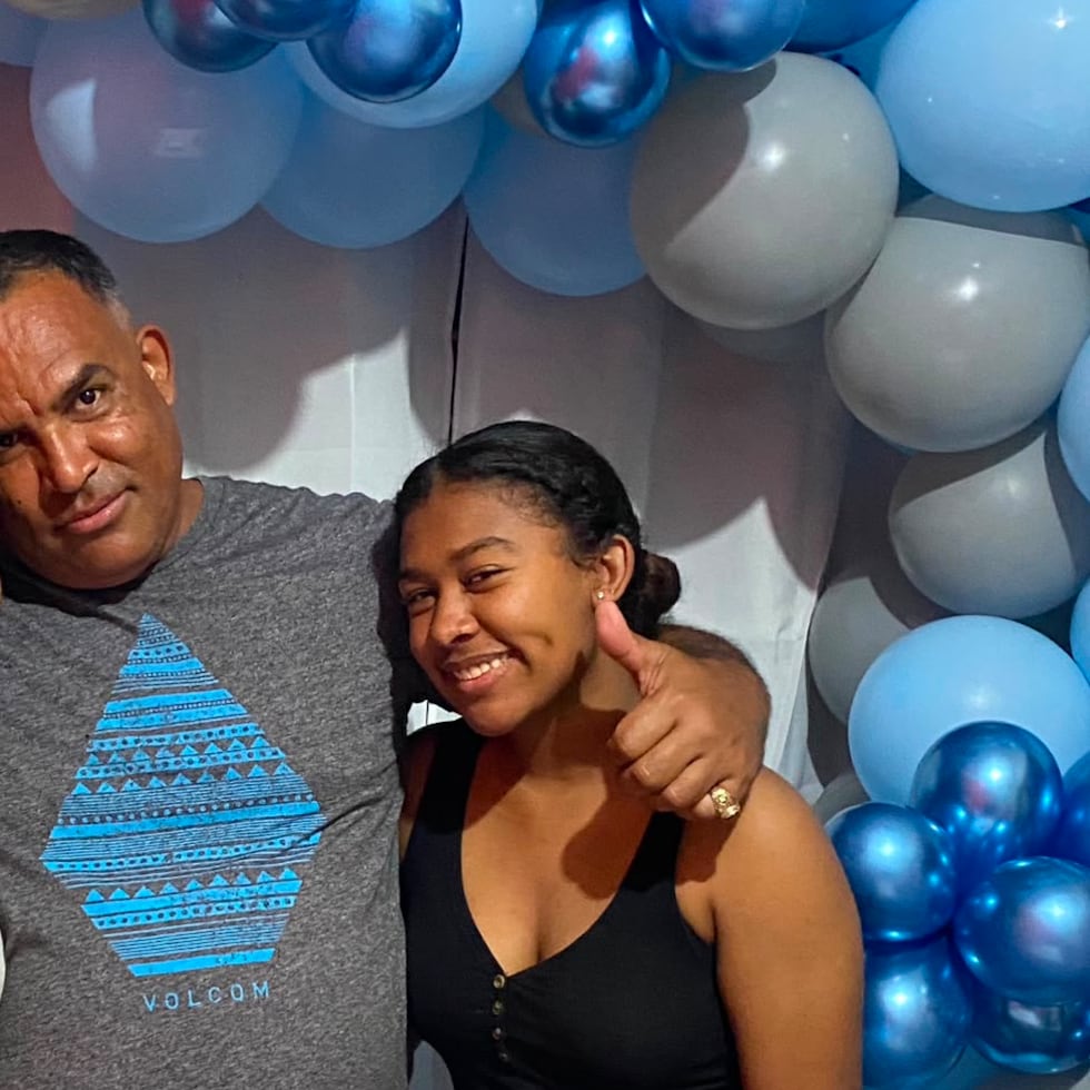 Juan Francisco Areche Minaya, en la foto junto a su hija, Darjeerling Areche Cipriano, fue arrestado el pasado 11 de agosto, en el área de Puerto Nuevo.