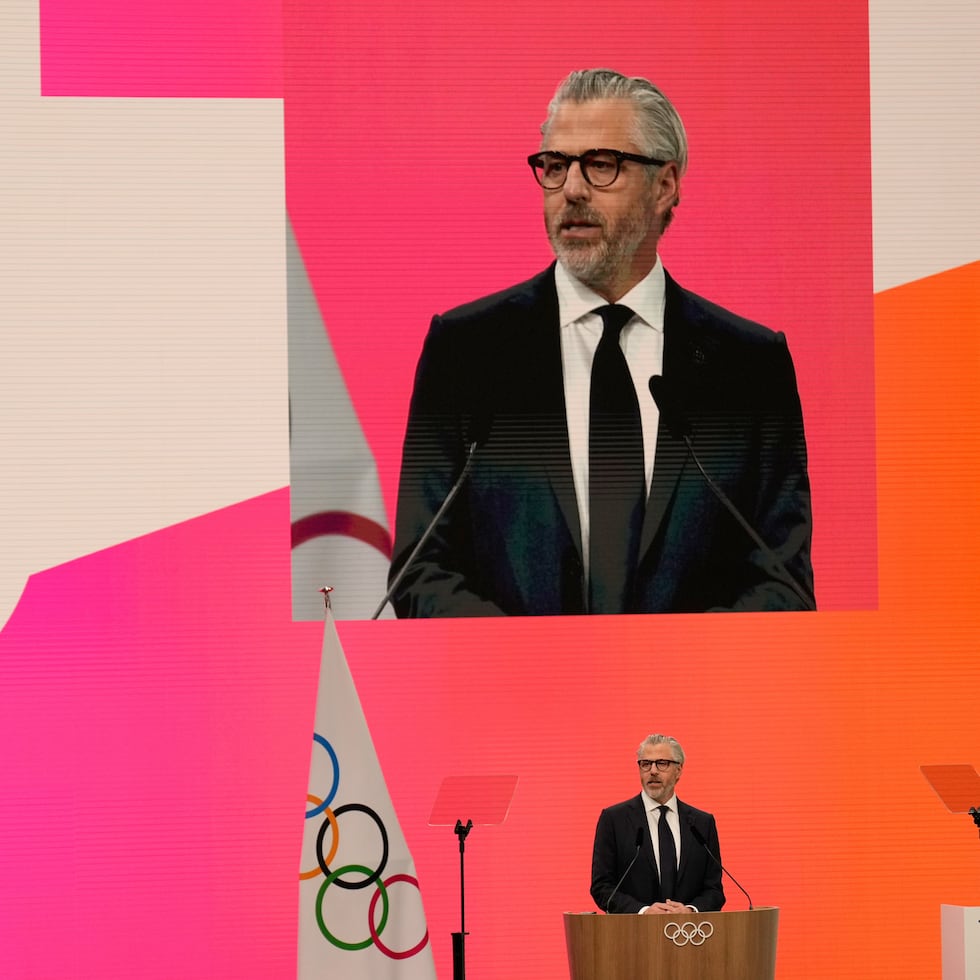 Casey Wasserman, director ejecutivo del comité organizador de los Juegos Olímpicos de Los Ángeles 2028, durante una reunión del COI previo a Juegos de Invierno en Milán, el 3 de febrero de 2026.