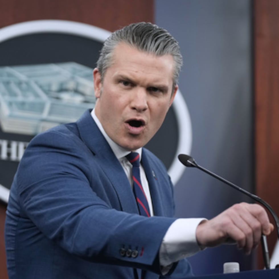 El secretario de Defensa de Estados Unidos, Pete Hegseth.