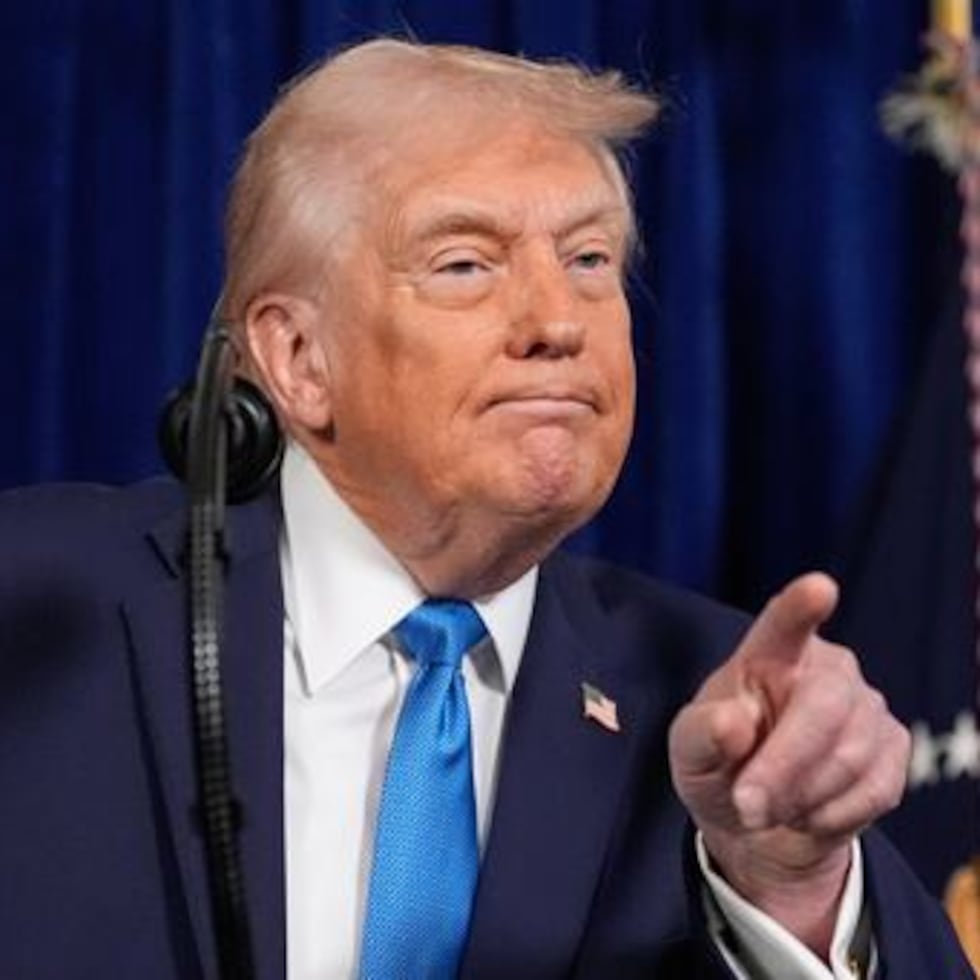 El presidente de Estados Unidos, Donald Trump.