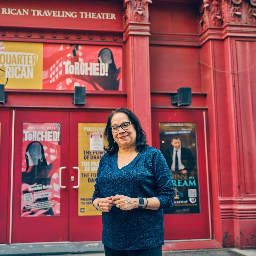 Director Rosalba Rolón of Teatro Rodante Puertorriqueño in Manhattan Photo Chris Gregory