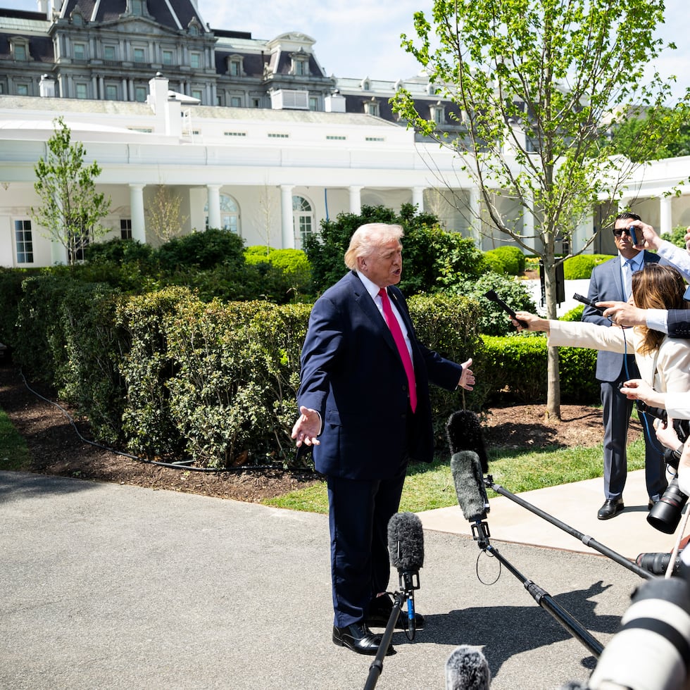 Imagen de archivo del presidente estadounidense, Donald Trump.