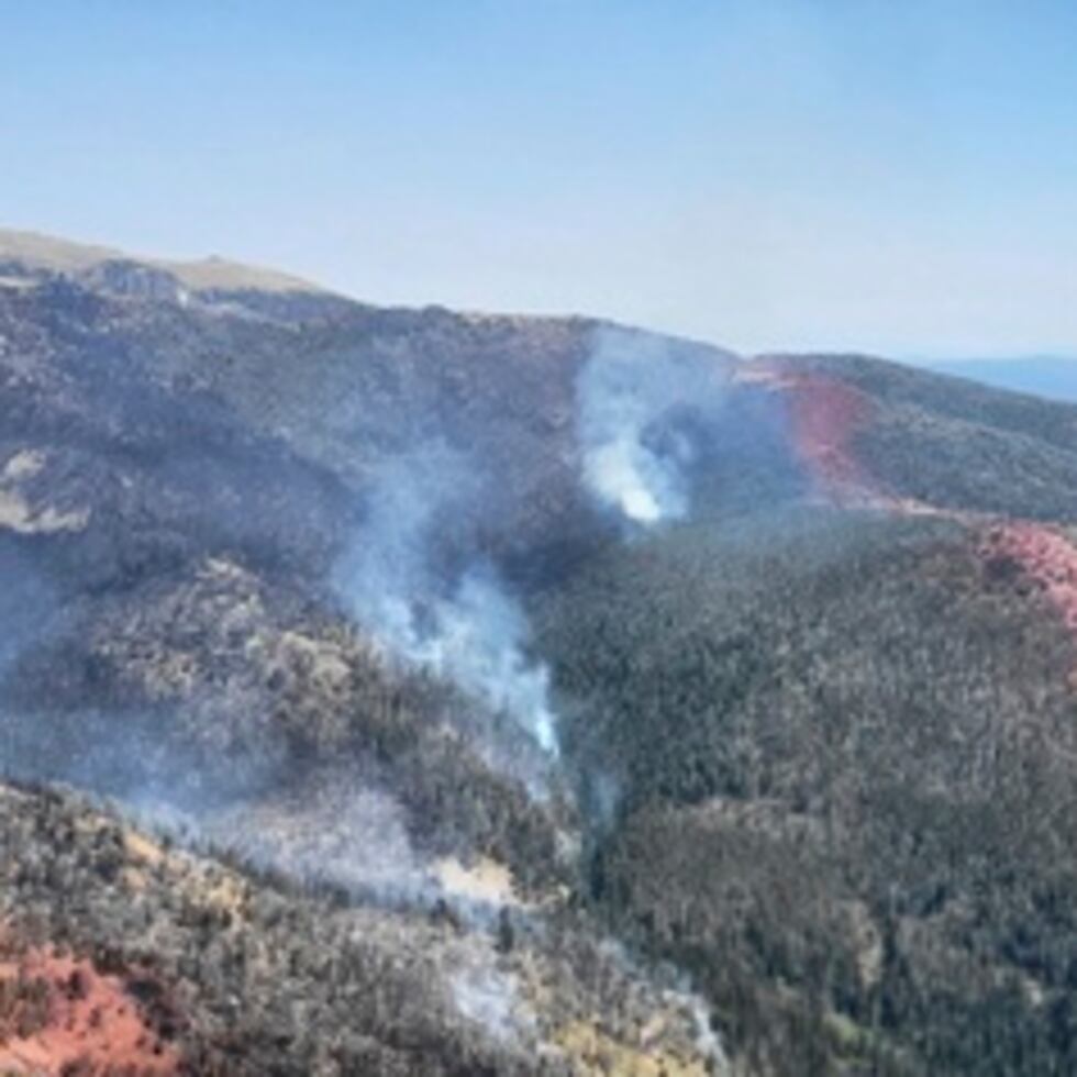 El incendio de Bivens Creek ha quemado alrededor de 9 kilómetros cuadrados desde el 13 de agosto en una zona remota con madera densa y numerosos árboles muertos.