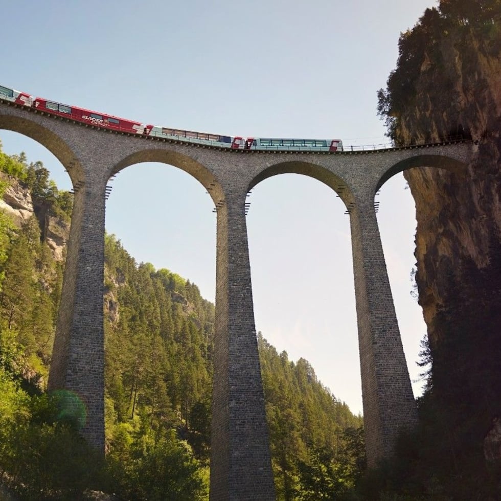 El Glacier Express ofrece vistas impresionantes.